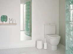 Time toothbrush mug 9.8 cm, White