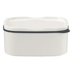 To Go & To Stay lunch box porcelain S 10x13 cm, White
