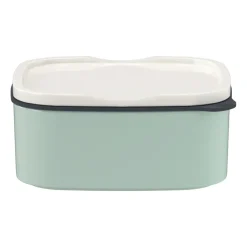 To Go & To Stay lunch box porcelain S 10x13 cm, Mineral