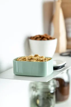 To Go & To Stay lunch box porcelain S 10x13 cm, Mineral