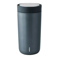 To Go Click mug 0.4 l, blue metallic