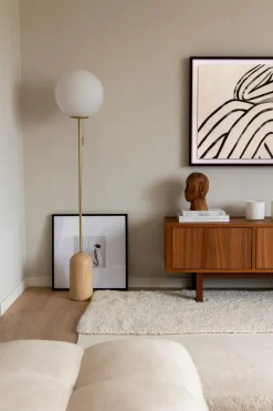 Torrano floor lamp, Travertine