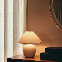 Torso table lamp 37 cm, Off white