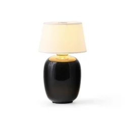 Torso table lamp portable, Black