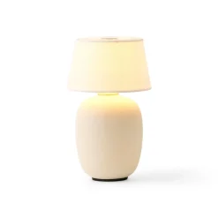 Torso table lamp portable, Sand