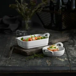 Toulouse saucer with handle rectangular, Small