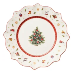 Toy's Delight plate Ø24 cm, White-red