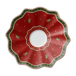Toy's Delight saucer to cup Ø19 cm, White-red