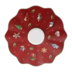 Toy's Delight saucer to espresso cup Ø13 cm, White-red