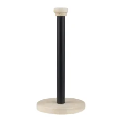 Travertine paper towel holder, Linen
