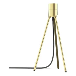 Tripod lamp stand table, Brushed brass