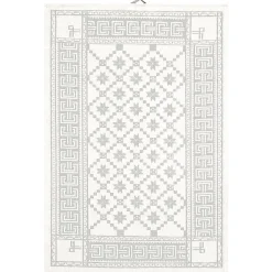 Åttebladrose kitchen towel 50x70 cm, Beige