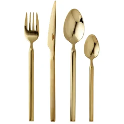Tvis cutlery set 16 pieces, gold