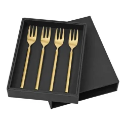 Tvis fork 4-pack, gold