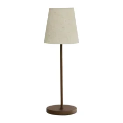 Tyra table lamp portable Ø14 cm, Coffee