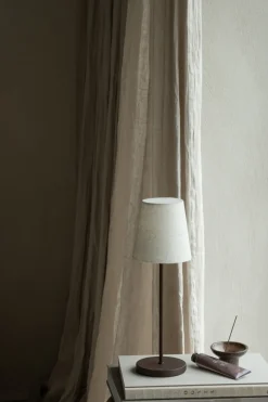 Tyra table lamp portable Ø14 cm, Coffee