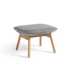 Uchiwa ottoman, Roden 05 magnesium-oak-back Lola warm grey