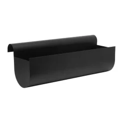 Uma balcony box large 60 cm, Black