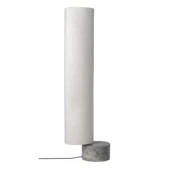 Unbound floor lamp 120 cm, Canvase-grey marble