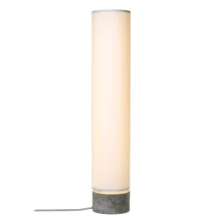 Unbound floor lamp 120 cm, White-grey marble
