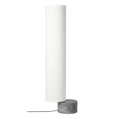 Unbound floor lamp 120 cm, White-grey marble