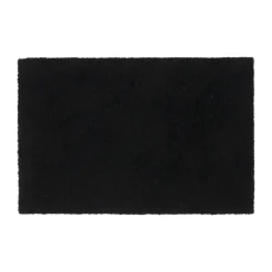 Unicolor doormat, Black. 40x60 cm