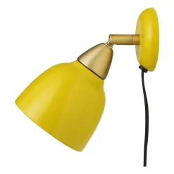 Urban wall lamp short arm, Amber (yellow)