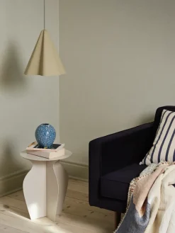 Urna side table Ø35x45 cm, Rainy day grey