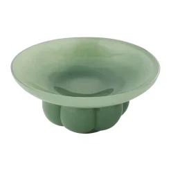 Uva glass bowl, Pastel green