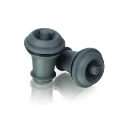 Vacuvin Wine Stopper 2-Pack, Gray