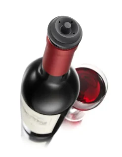 Vacuvin Wine Stopper 2-Pack, Gray