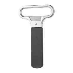 Vale Bottle Opener corkscrew 11x6.4x1 cm, Black-silver