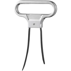 Vale Bottle Opener corkscrew 11x6.4x1 cm, Black-silver