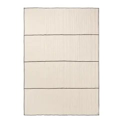 Vari quilted bedspread, Natural-dark chocolate, 260x180 cm