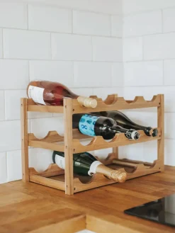 Varo wine rack 12 bottles, Acacia