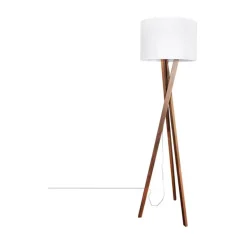 Vega floor lamp 160 cm, Walnut