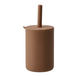 Vega mug with silicone straw, Hazel