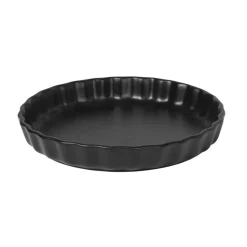 Vig oven form round black, medium