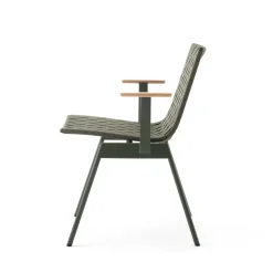 Ville Outdoor AV34 chair, Bronze green