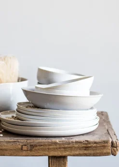 Vince deep plate Ø22.5 cm, White