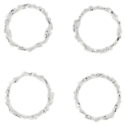 Vine napkin ring Ø4,7 cm 4-pack, Zinc alloy
