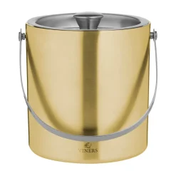 Viners ice bucket with lid 1.5 l, Gold