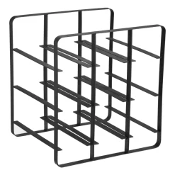 Vinia wine rack 9 bottles 30 cm, Iron