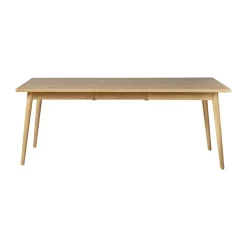 VIOR dining table 90x200 cm, Lacquered oak