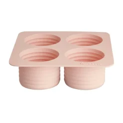 Viva ice cube mold 4 compartments 13 cl, Powder pink