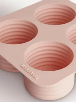 Viva ice cube mold 4 compartments 13 cl, Powder pink