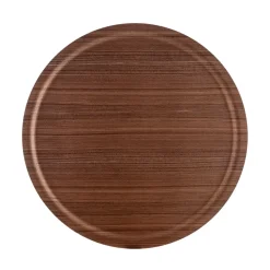 Viventium round tray Ø 49 cm, walnut