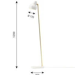 VL38 floor lamp, White