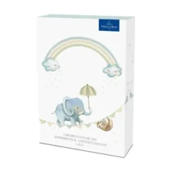 Walk like an Elephant children's cutlery 4 pieces, Stainless steel