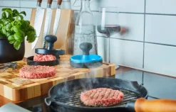Wallberg hamburger press Ø12 cm, Aluminium
